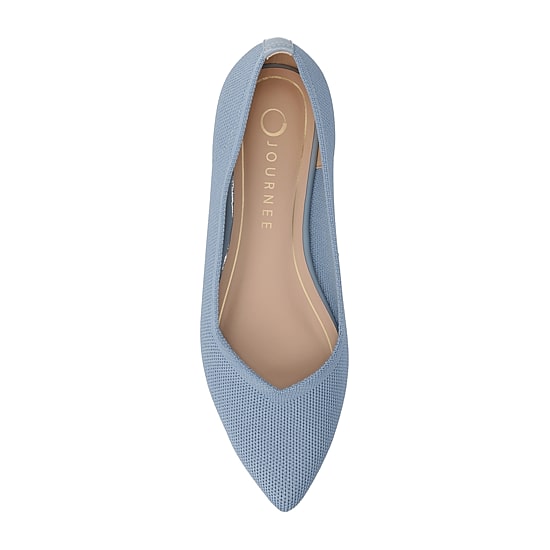 Journee Collection Minnah Womens Pointed Closed Toe Slip-On Shoe