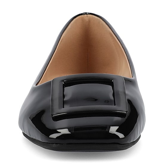 Journee Collection Zimia Womens Square Closed Toe Ballet Flats