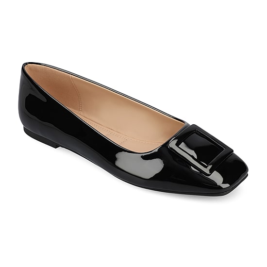 Journee Collection Zimia Womens Square Closed Toe Ballet Flats