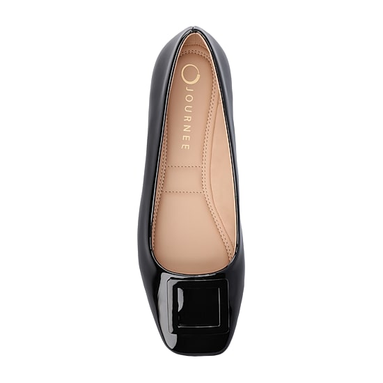 Journee Collection Zimia Womens Square Closed Toe Ballet Flats