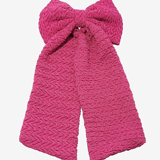 Arizona Pink Textured Hair Bow