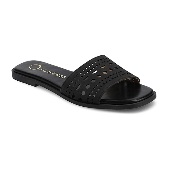 Journee Collection Womens Brodie Flat Sandals