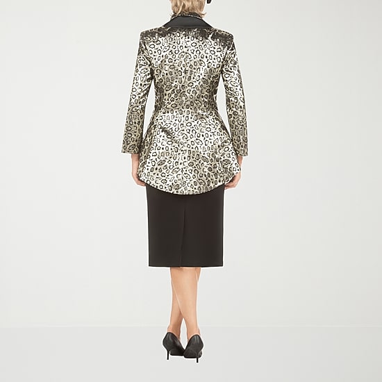 Giovanna Collection 2-pc. Animal Skirt Suit