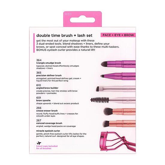 Real Techniques Double Time Brush + Lash Set