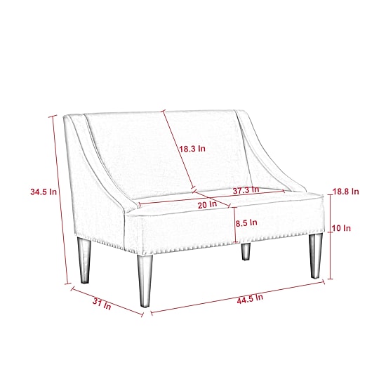Inspired Home® Rosalie Tufted Bench