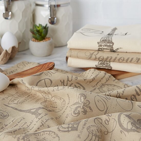 Design Imports Pairs 4-pc. Dish Towel Set