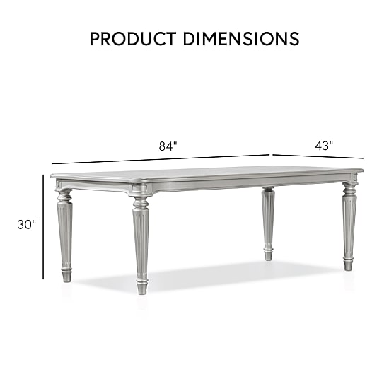 Furniture of America™ Melodi Parc Rectangular Wood-Top Dining Table