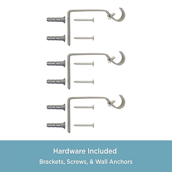 Kenney Mercer Ball 3/4 IN Adjustable Curtain Rod