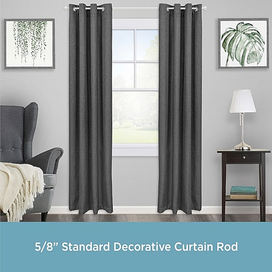 Kenney Alanis Ball 5/8 IN Adjustable Curtain Rod