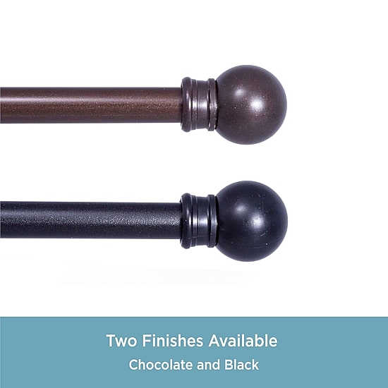 Kenney Fiona Cafe 7/16 IN Adjustable Curtain Rod