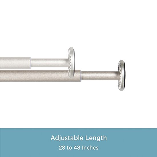 Kenney Sanford 1/2 IN Tension Curtain Rod