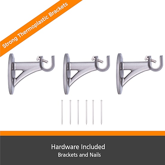 Kenney Xavier 1/2 IN Adjustable Curtain Rod