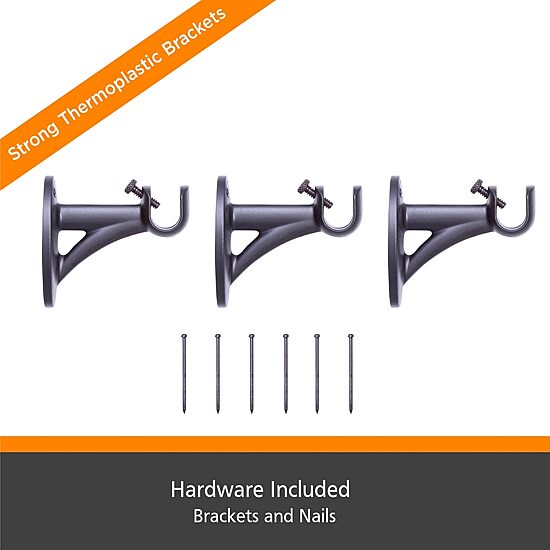 Kenney Tyler 1/2 IN Adjustable Curtain Rod