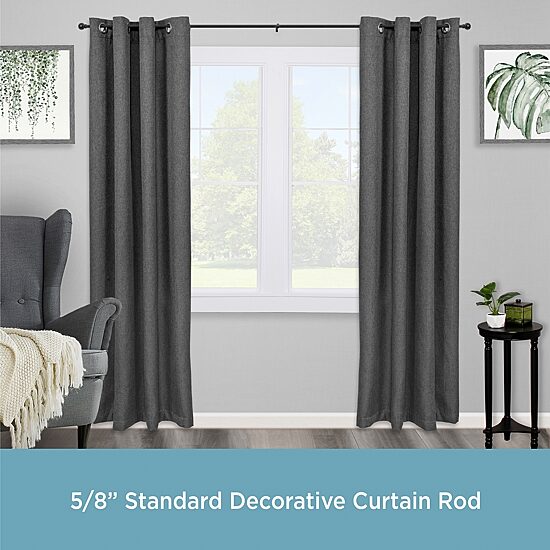 Kenney Chelsea 5/8 IN Adjustable Curtain Rod