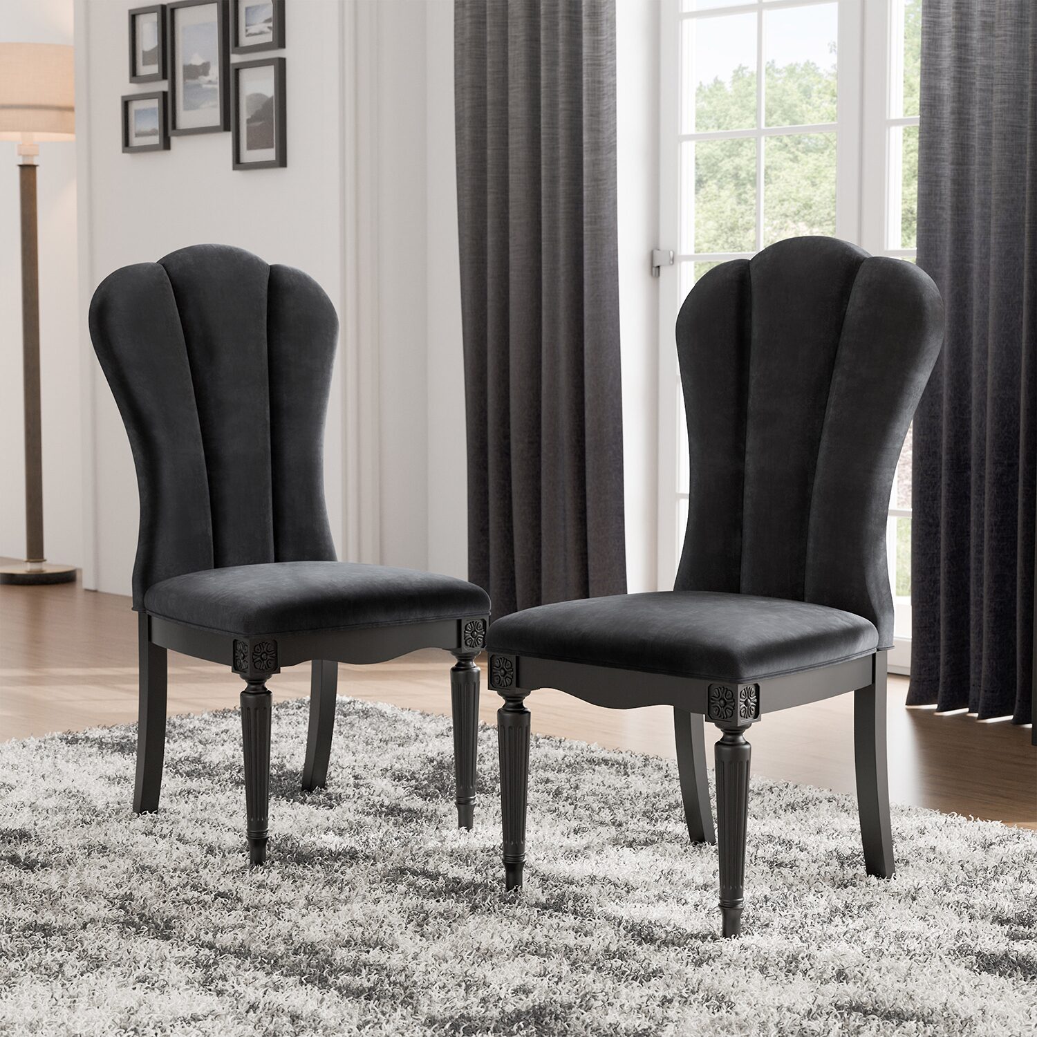 Furniture of America™ Melodi Parc 2-pc. Upholstered Dining Chair