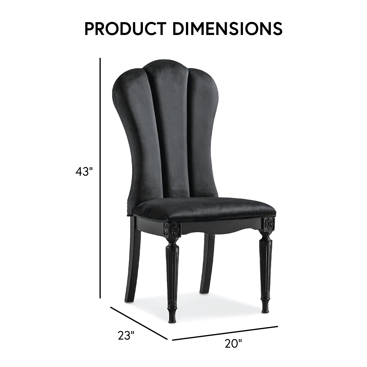 Furniture of America™ Melodi Parc 2-pc. Upholstered Dining Chair
