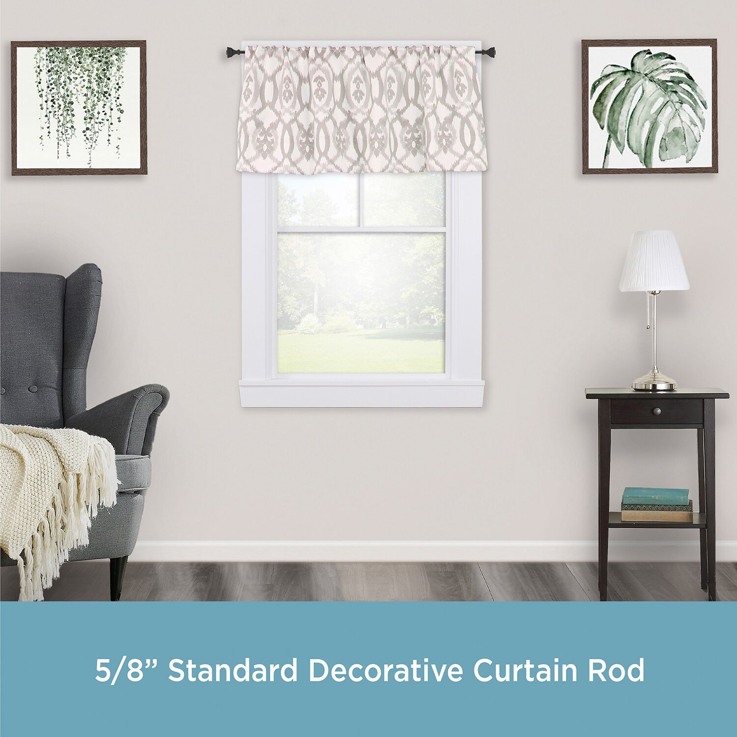 Kenney Mavis 5/8 IN Adjustable Curtain Rod