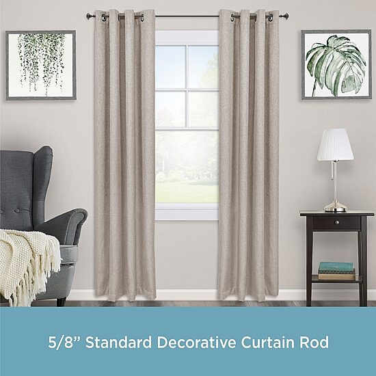Kenney Sanders 5/8 IN Adjustable Curtain Rod