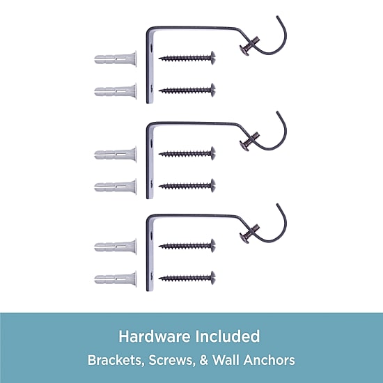Kenney Jax 5/8 IN Adjustable Curtain Rod