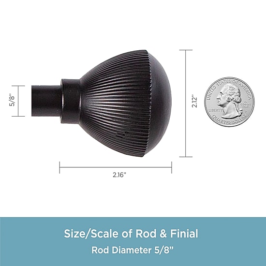 Kenney August 5/8 IN Adjustable Curtain Rod