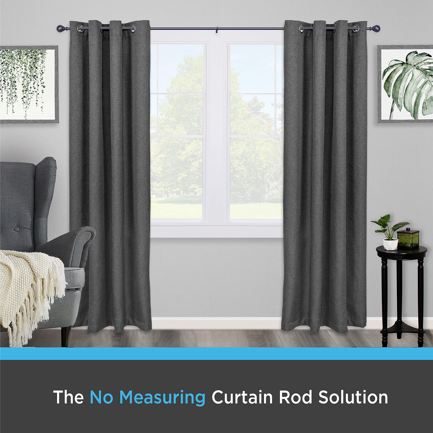Kenney Carlin 5/8 Adjustable Curtain Rod