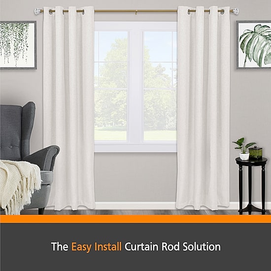 Kenney Nadia 5/8 IN Adjustable Curtain Rod
