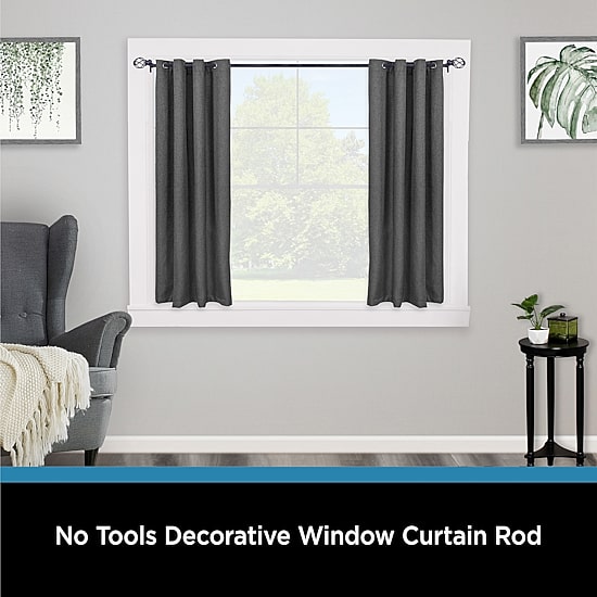 Kenney Tate 5/8 IN Adjustable Curtain Rod
