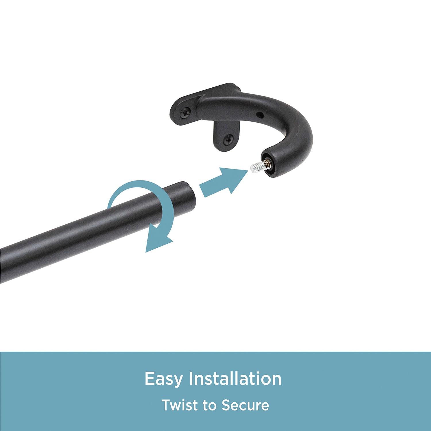 Kenney Wrap 3/4 Adjustable Curtain Rod