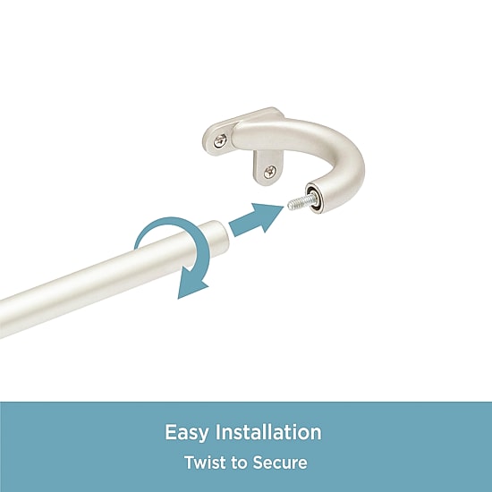 Kenney Wrap 3/4 IN Adjustable Curtain Rod