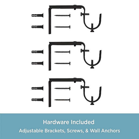 Kenney Ashford 1 IN Adjustable Curtain Rod