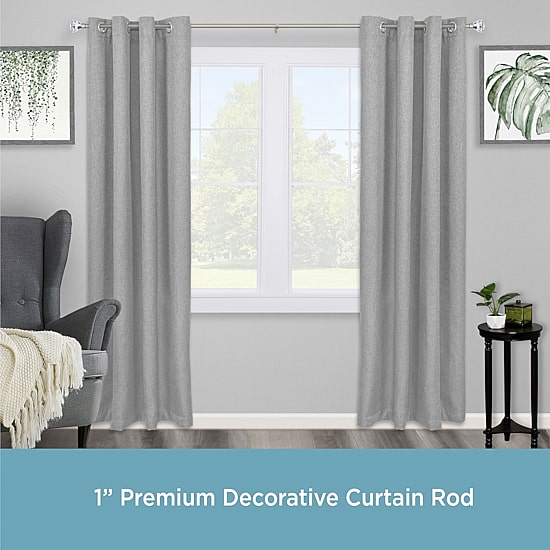 Kenney Nadia 1 IN Adjustable Curtain Rod
