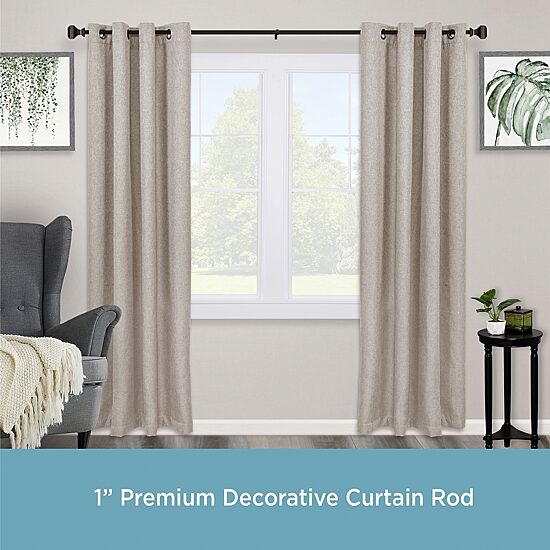 Kenney Cate 1 IN Adjustable Curtain Rod