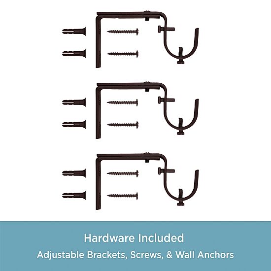 Kenney Cate 1 IN Adjustable Curtain Rod