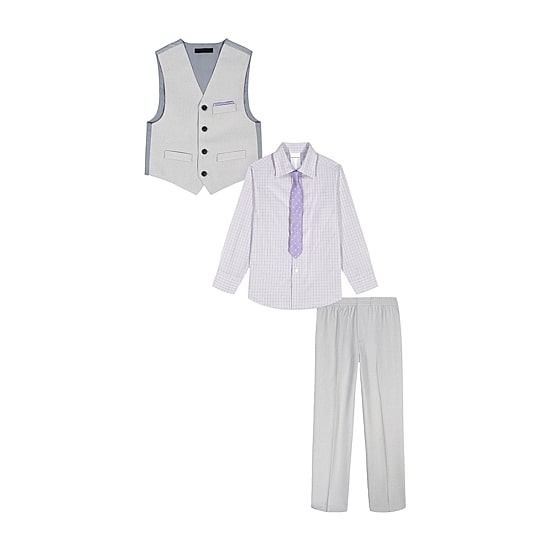 Van Heusen Little & Big Kid Boys 4-pc. Suit Set