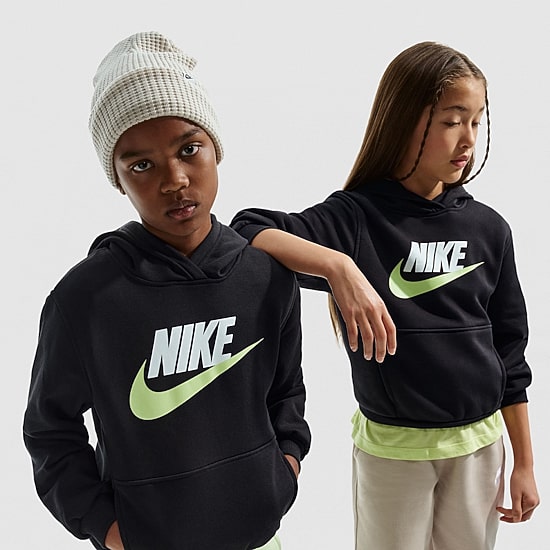 Nike Big Kid Unisex Long Sleeve Fleece Active Hoodie