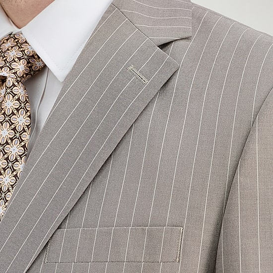 Haggar JMH Mens Classic Fit Striped Suit Jacket