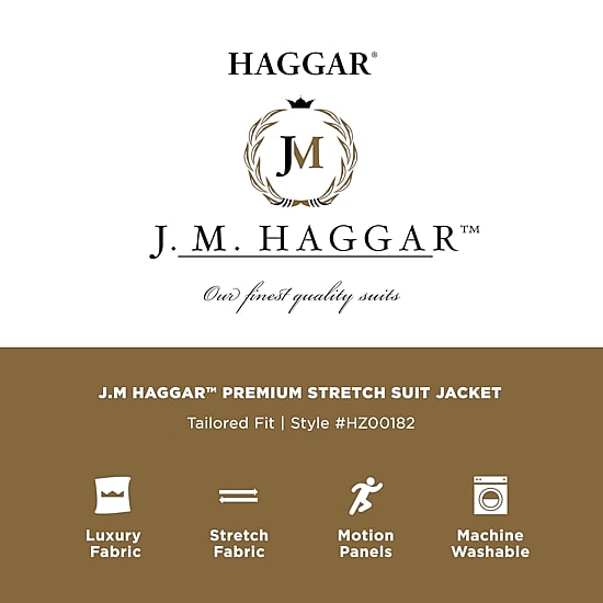 Haggar JMH Premium Mens Stretch Fabric Classic Fit Suit Jacket