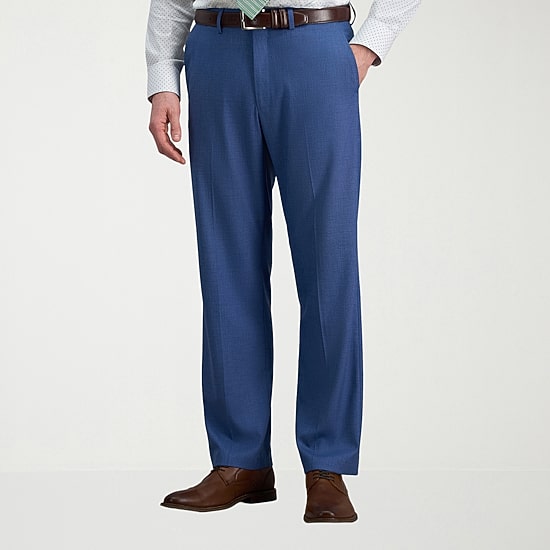 Haggar JMH Premium Stretch Mens Classic Fit Flat Front Suit Pant