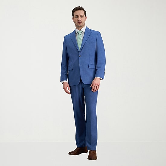 Haggar JMH Premium Stretch Mens Classic Fit Flat Front Suit Pant