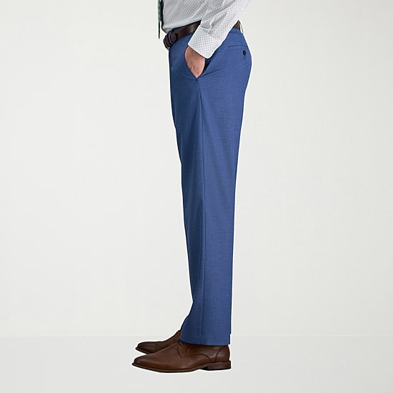 Haggar JMH Premium Stretch Mens Classic Fit Flat Front Suit Pant