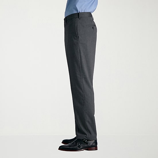 Haggar Mens Regular Fit Dress Flat Front Pant