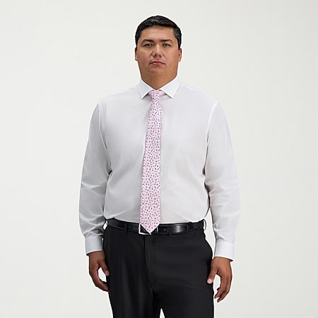 Van Heusen Mens Big and Tall Regular Fit Ultra Flex Wrinkle Free