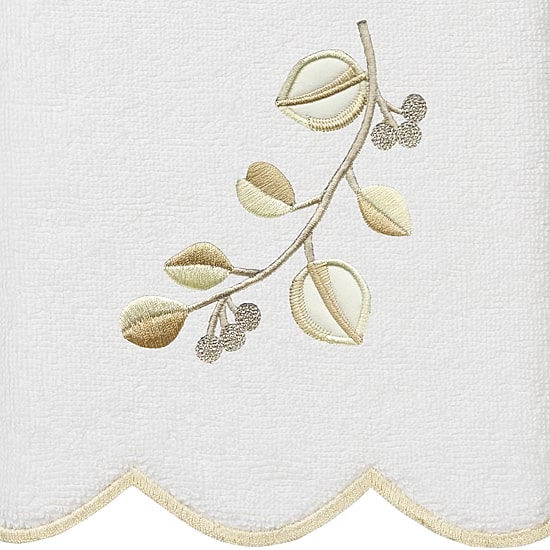 Linum Home Textiles Wild Branch Scallop 3-pc. Quick Dry Bath Towel Set