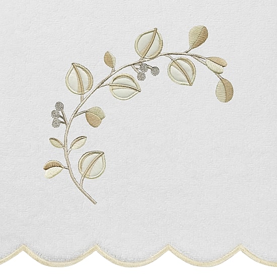 Linum Home Textiles Wild Branch Scallop 3-pc. Quick Dry Bath Towel Set