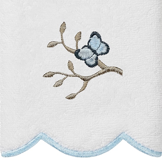 Linum Home Textiles Teresa Scallop 6-pc. Quick Dry Bath Towel Set