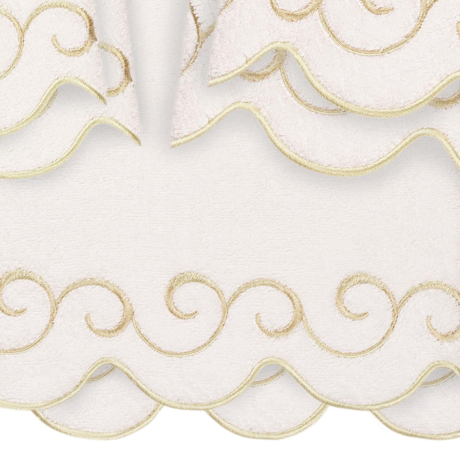 Linum Home Textiles Simplicity Scallop 6-pc. Quick Dry Bath Towel Set