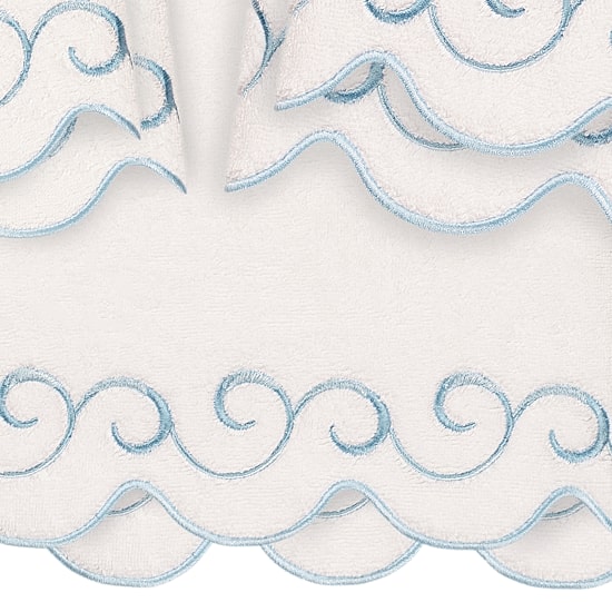 Linum Home Textiles Simplicity Scallop 6-pc. Quick Dry Bath Towel Set
