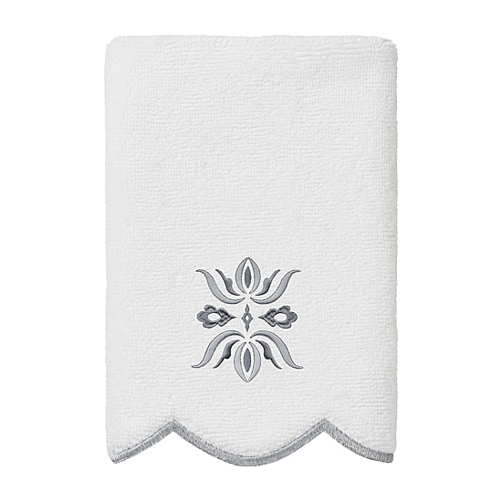 Linum Home Textiles Flower Crest Scallop 6-pc. Quick Dry Bath Towel Set