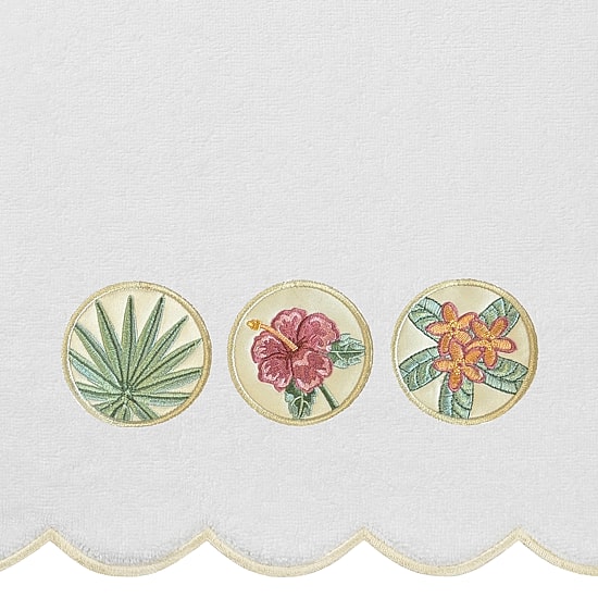Linum Home Textiles Maui Scallop 6-pc. Quick Dry Bath Towel Set