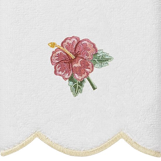 Linum Home Textiles Maui Scallop 6-pc. Quick Dry Bath Towel Set